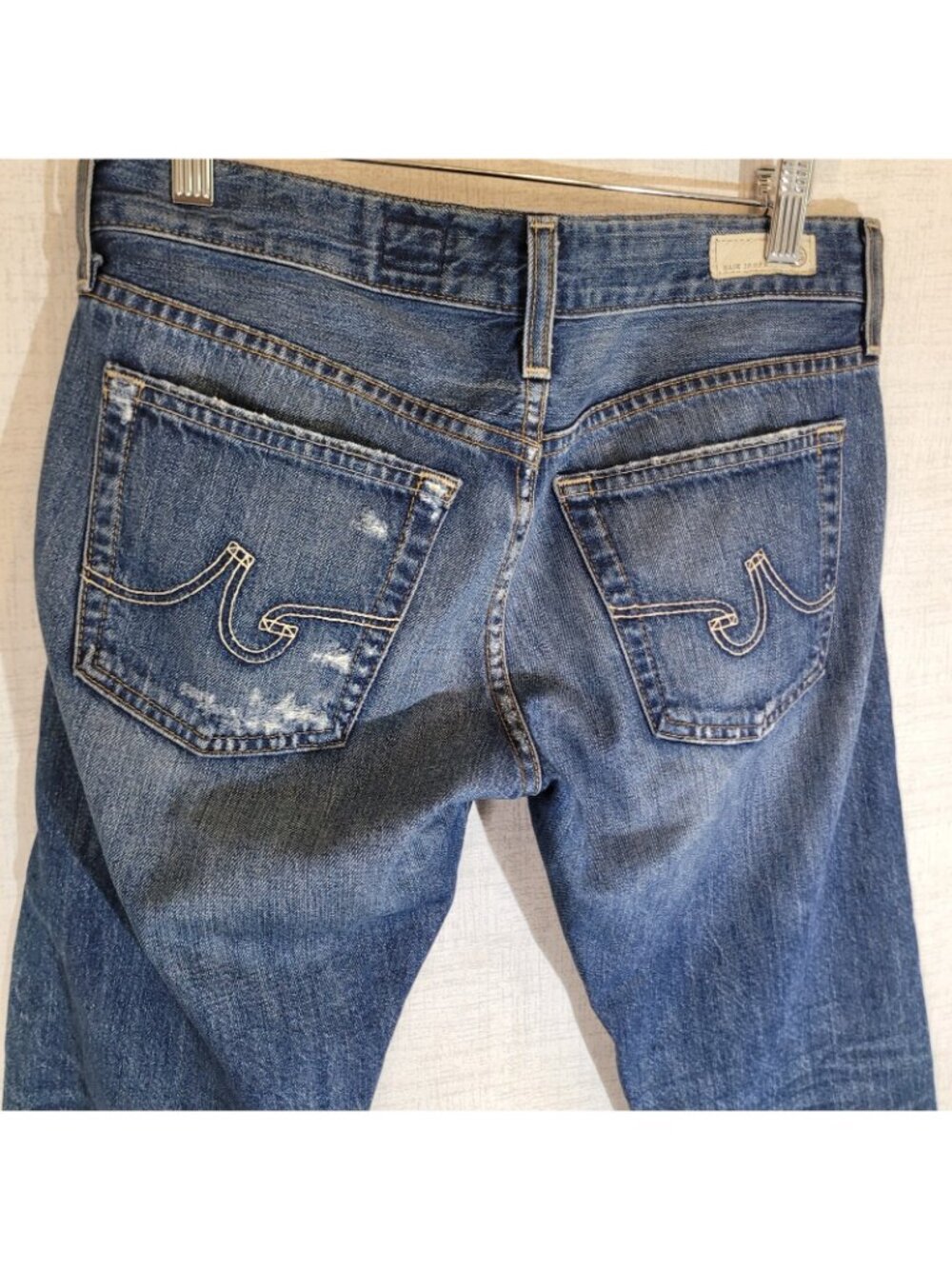 Adriano Goldschmied Piper Crop Jeans Womens 26R 31x25 Slouchy Slim Denim Stretch - Picture 6 of 14